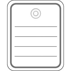 HERMA Etiquette à suspendre, 40 x 50 mm, avec oeillet et fil