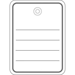 HERMA Merchandise tags 48x65 mm with eyelet 1000 pcs.