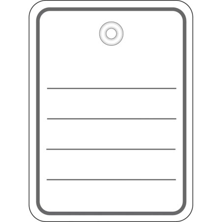 HERMA Merchandise tags 48x65 mm with eyelet / string 1000 pcs.
