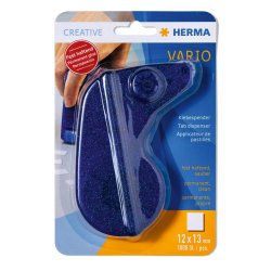 HERMA Tab dispenser Vario, permanent, blue, 1000 paper stickers