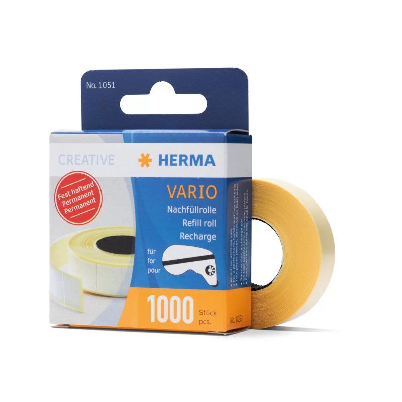 HERMA 1051 étiquette auto-collante Blanc 1000 pièce(s)