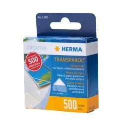 HERMA Coins-photos Transparol en dévidoir 500 pcs