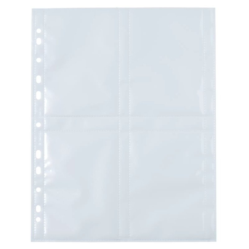 HERMA Fotophan Fotosichthüllen 9x13 cm hoch weiß 10 Hüllen