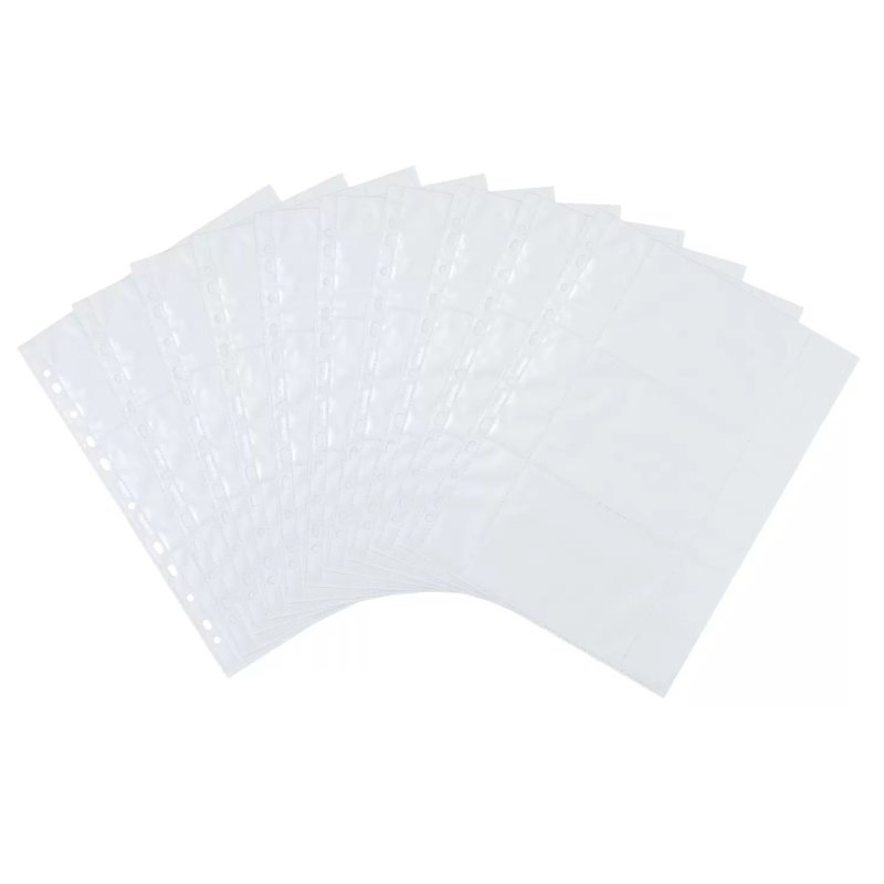 HERMA Fotophan transparent photo pockets 9x13 cm landscape white 10 pcs.