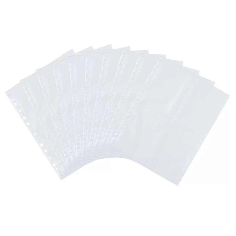 HERMA Fotophan transparent photo pockets 10x15 cm portrait white 10 pcs.
