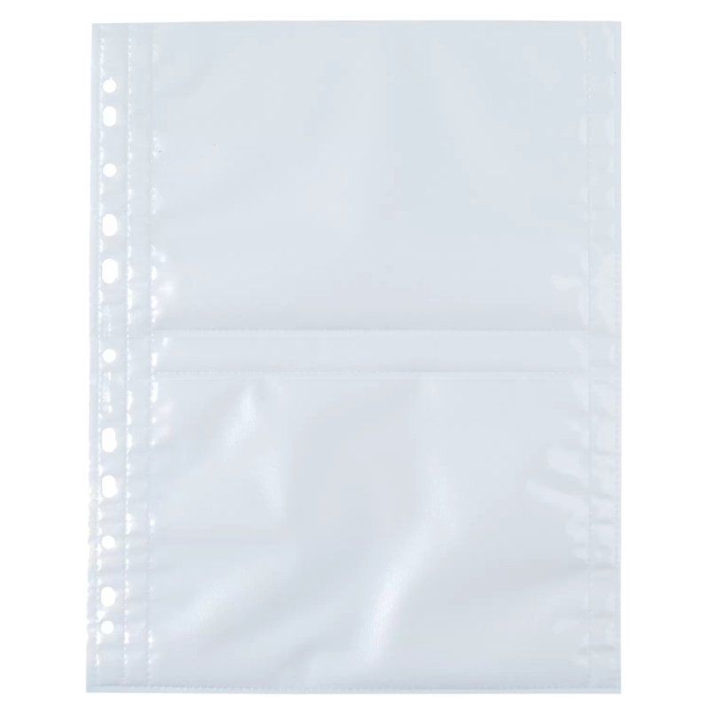 HERMA Fotophan transparent photo pockets 13x18 cm landscape white 10 pcs.