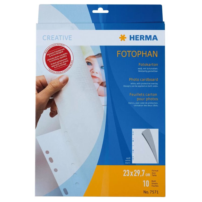 HERMA 7571 protecteur de feuilles 230 x 297 mm Carton 1 pièce(s)