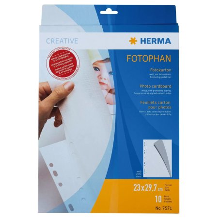 HERMA 7571 protecteur de feuilles 230 x 297 mm Carton 1 pièce(s)