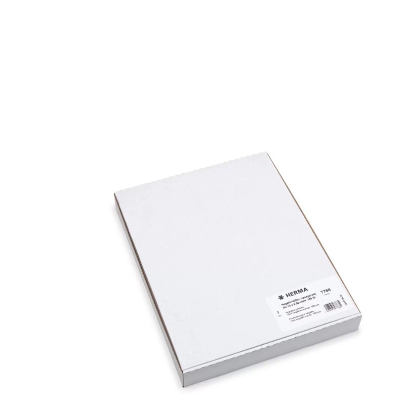 HERMA Negative pockets transparent for 10 x 4 negative stripes 100 pcs.