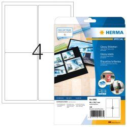 HERMA Labels A4 96x139,7 mm white paper glossy 100 pcs.