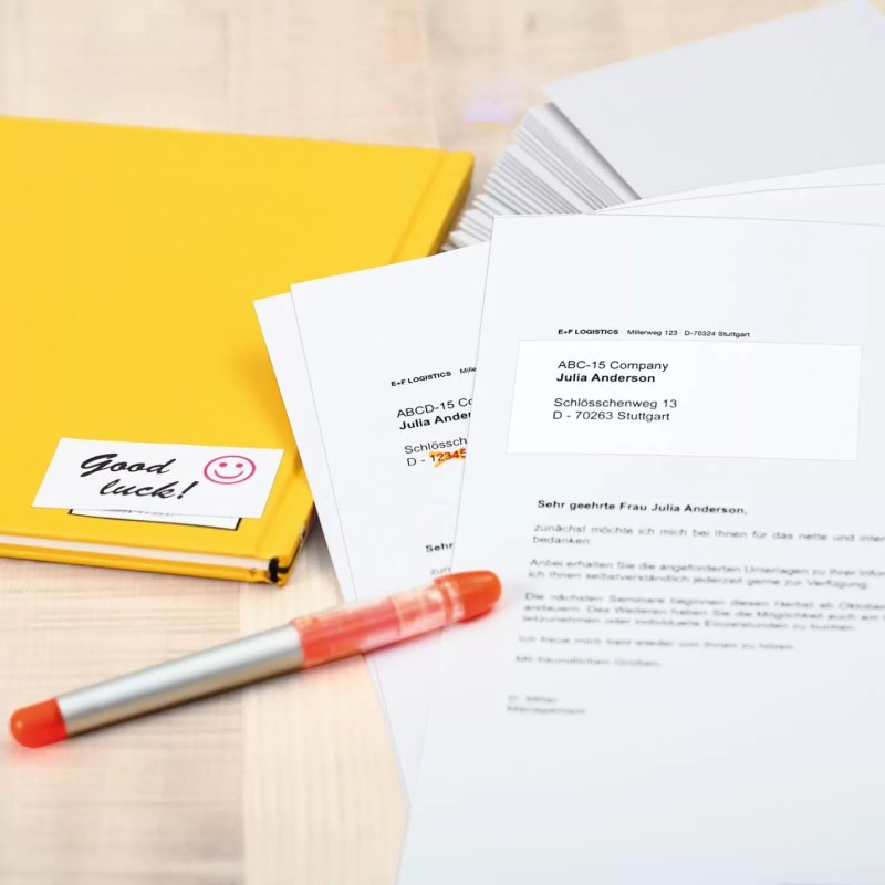 HERMA Correction/covering labels A4 105x148 mm white paper matt opaque 100 pcs.