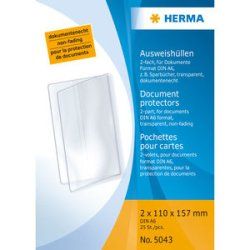 HERMA 5043 protège documents Polypropylène (PP) Transparent