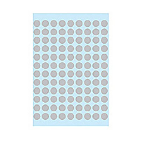 HERMA Pastille adhésive, diamètre: 8 mm, gris