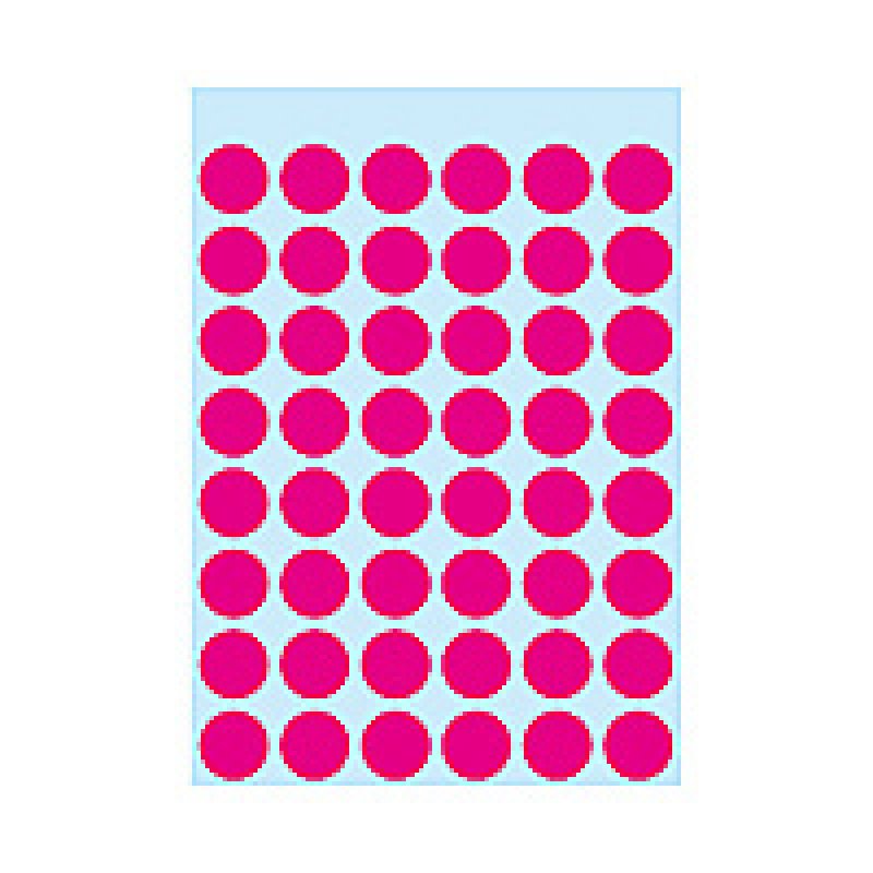 HERMA Multi-purpose labels ø 12mm pink 240 pcs. étiquette auto-collante Rouge 240 pièce(s)