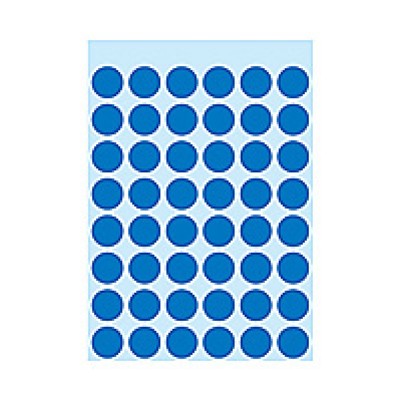 HERMA Pastille adhésive, diamètre: 13 mm, bleu foncé