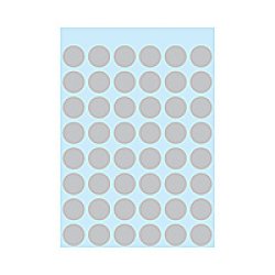 HERMA Pastille adhésive, diamètre: 13 mm, gris