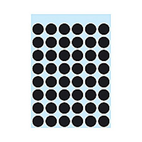 HERMA Pastille adhésive, diamètre: 13 mm, noir