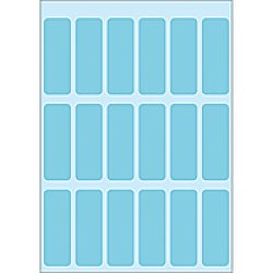 HERMA Etiquette multi-usage, 12 x 34 mm, bleu