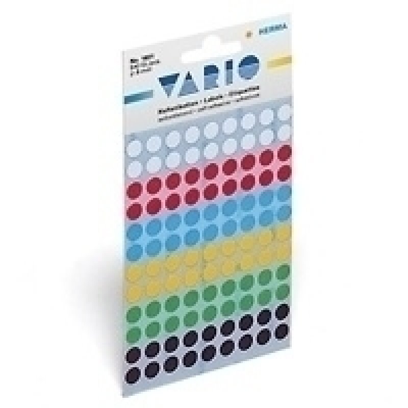 HERMA Etiquette multi-usage, diamètre: 8 mm, rond, assorti