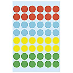 HERMA Etiquette multi-usage, diamètre: 13 mm, rond, assorti