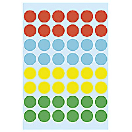 HERMA Multi-purpose labels ø 12 mm colours assorted 240 pcs. étiquette auto-collante