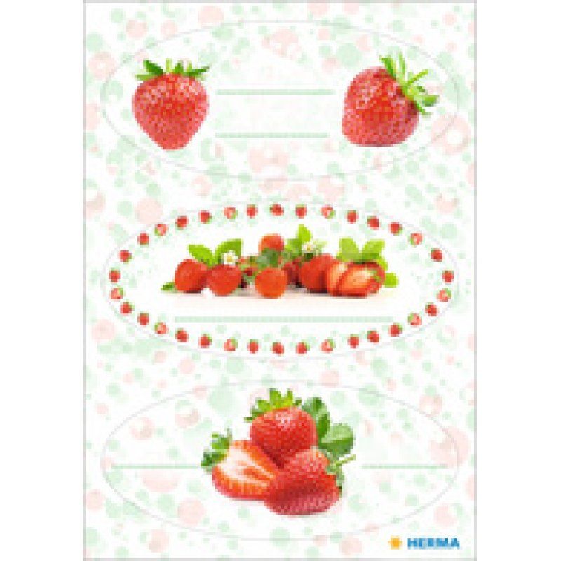 HERMA Étiquette de cuisine Choix de fruits, 76 x 28 mm