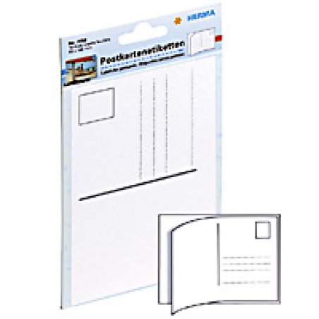 HERMA Post card labels 95x145mm white 10 pcs. self-adhesive label 10 pc(s)