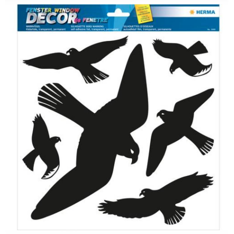HERMA Oiseaux de vitres, film, résistant aux