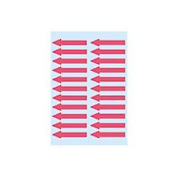 HERMA Arrow labels luminous red 38x7mm 88 pcs. étiquette auto-collante Rouge