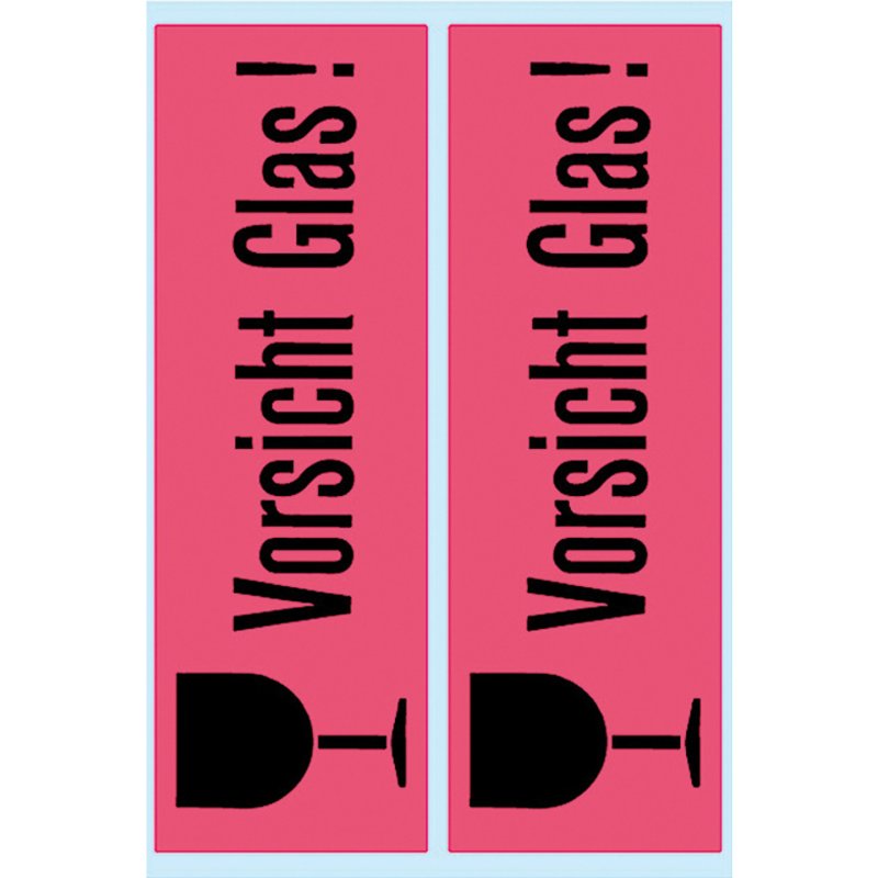 HERMA 5739 self-adhesive label Rectangle Permanent Black, Pink 10 pc(s)