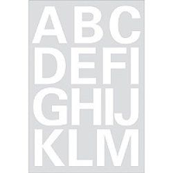 HERMA Letters 25mm A-Z film weatherproof white 2 sheets lettre et chiffre autocollants