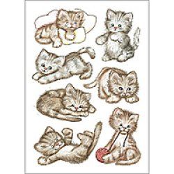 HERMA Decorative label DECOR sweet cat 3 sheets decorative sticker