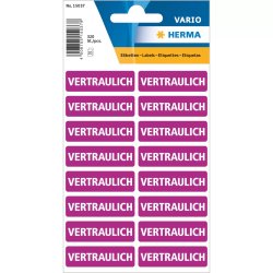 HERMA Textetiketten "VERTRAULICH", 12 x 40 mm, lila / weiß