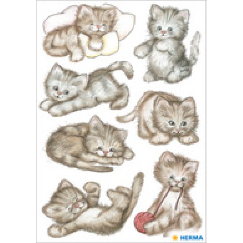HERMA Autocollants DECOR "Chatons"