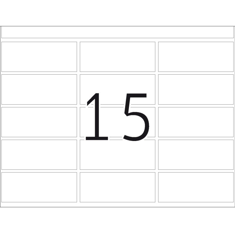 HERMA Labels for printing presses DP1 20x50 mm white paper matt 5000 pcs.