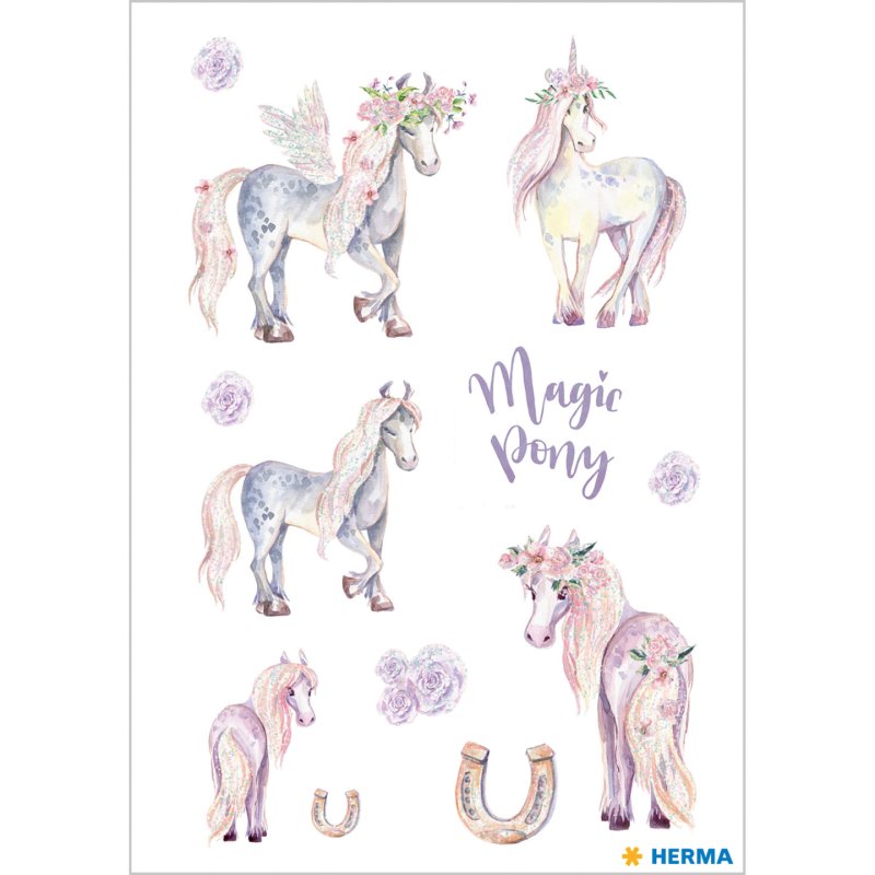 HERMA Magic Pony kids' stickers