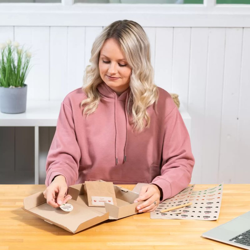 HERMA 10761 self-adhesive label Round Permanent Brown 480 pc(s)