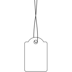 HERMA Etiquette à suspendre, 25 x 38 mm, avec fil blanc