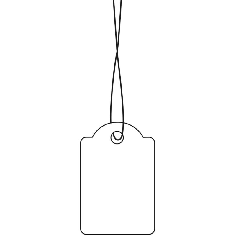 HERMA 6925 étiquette non-adhésive 1000 pièce(s) Blanc