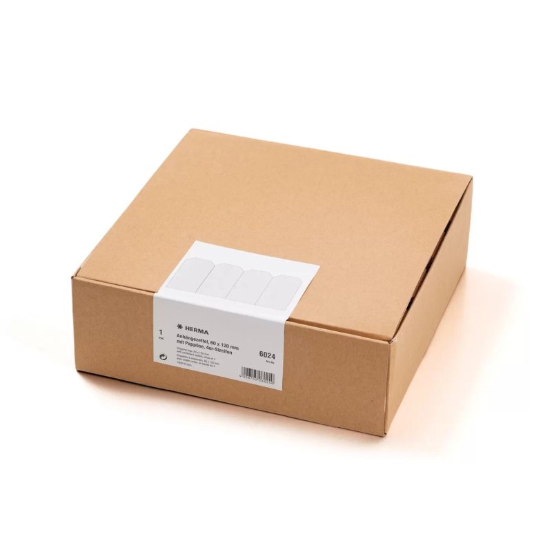 HERMA 6024 étiquette non-adhésive 1000 pièce(s) Marron