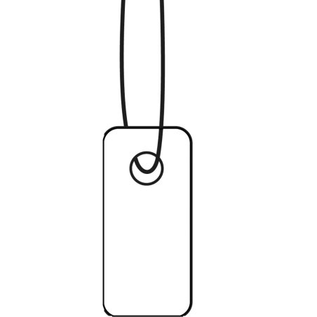 HERMA Etiquette à suspendre, 7 x 15 mm, avec fil blanc