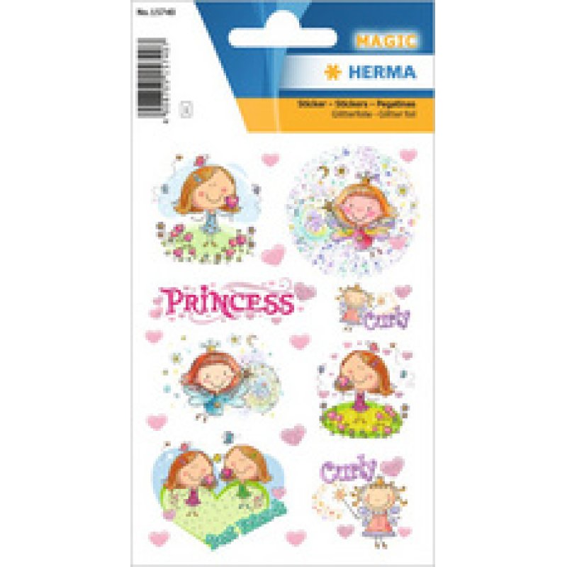 HERMA Sticker pailleté MAGIC Sweet Princess