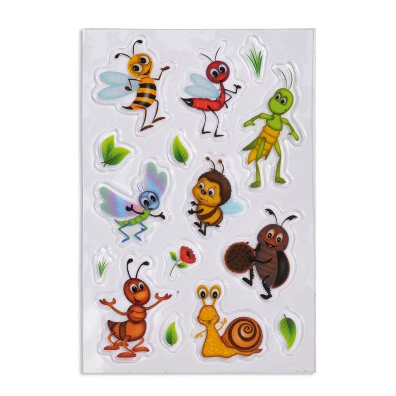 HERMA 15665 decorative sticker Plastic Multicolour Permanent 15 pc(s)