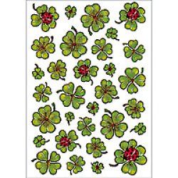 HERMA DECOR stickers shamrocks 3 sheets étiquette auto-collante