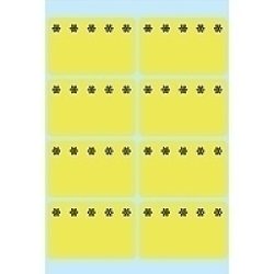 HERMA étiquettes pour surgelés, 26 x 40 mm, jaune fluo
