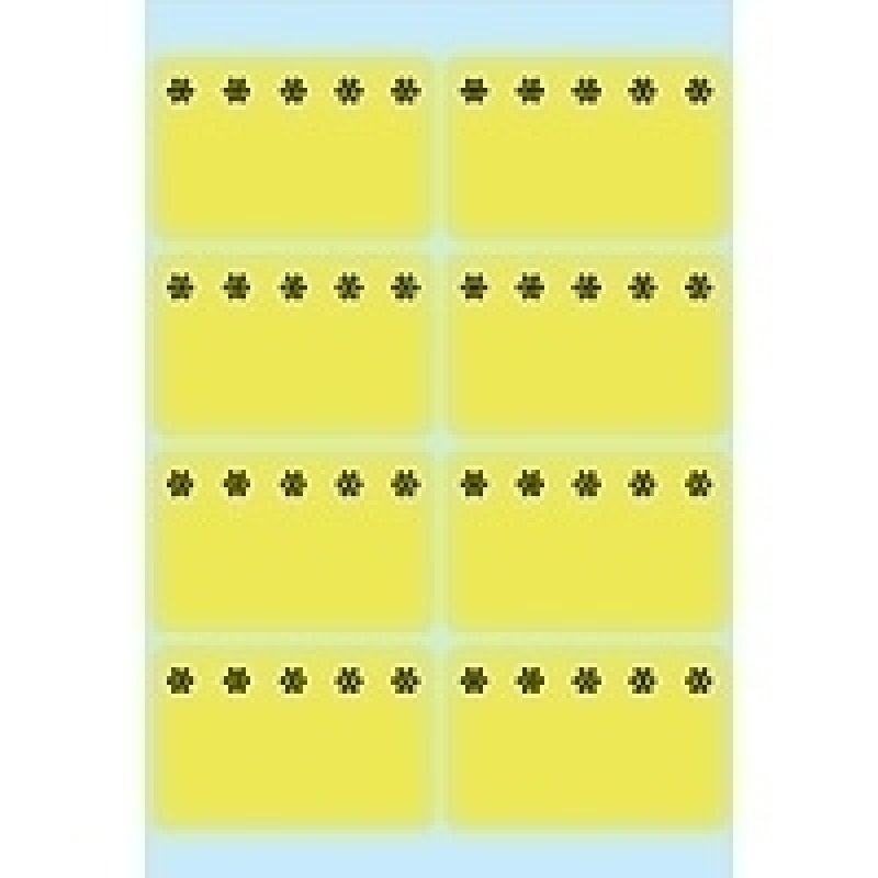 HERMA étiquettes pour surgelés, 26 x 40 mm, jaune fluo
