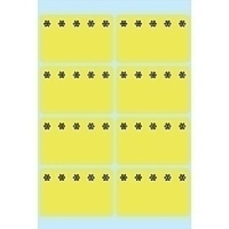 HERMA Deep-freeze labels 26x40mm lum. yellow ice crystals 48 pcs. self-adhesive label 48 pc(s)