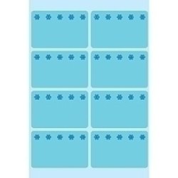HERMA étiquettes pour surgelés, 26 x 40 mm, bleu fluo