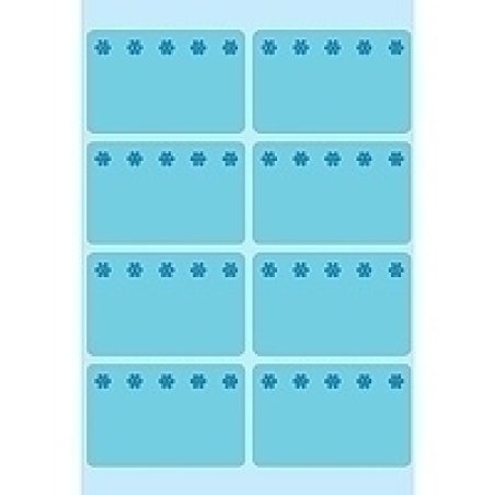 HERMA Deep-freeze labels 26x40mm blue ice crystals 48 pcs. self-adhesive label 48 pc(s)
