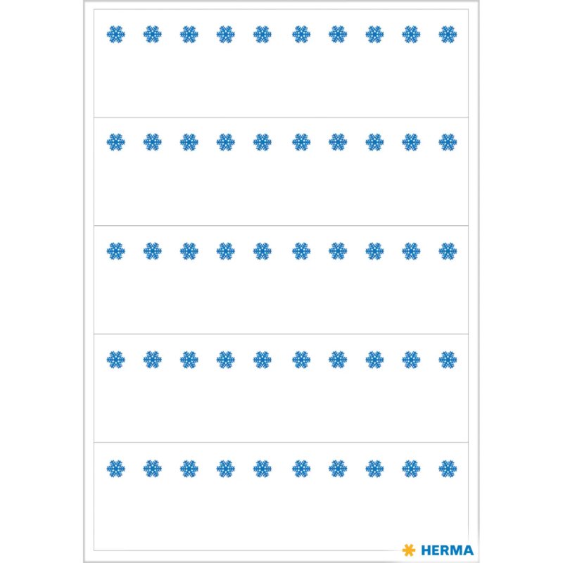 HERMA 15748 self-adhesive label Star Permanent Blue 35 pc(s)